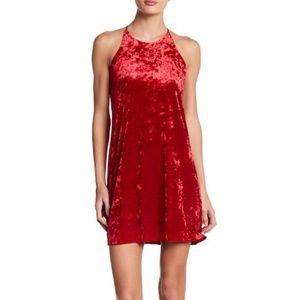 Brand New Love Ady Velvet Halter Dress